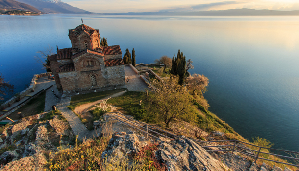 Sveti (Saint) Jovan Kaneo Church on Lake Ohrid